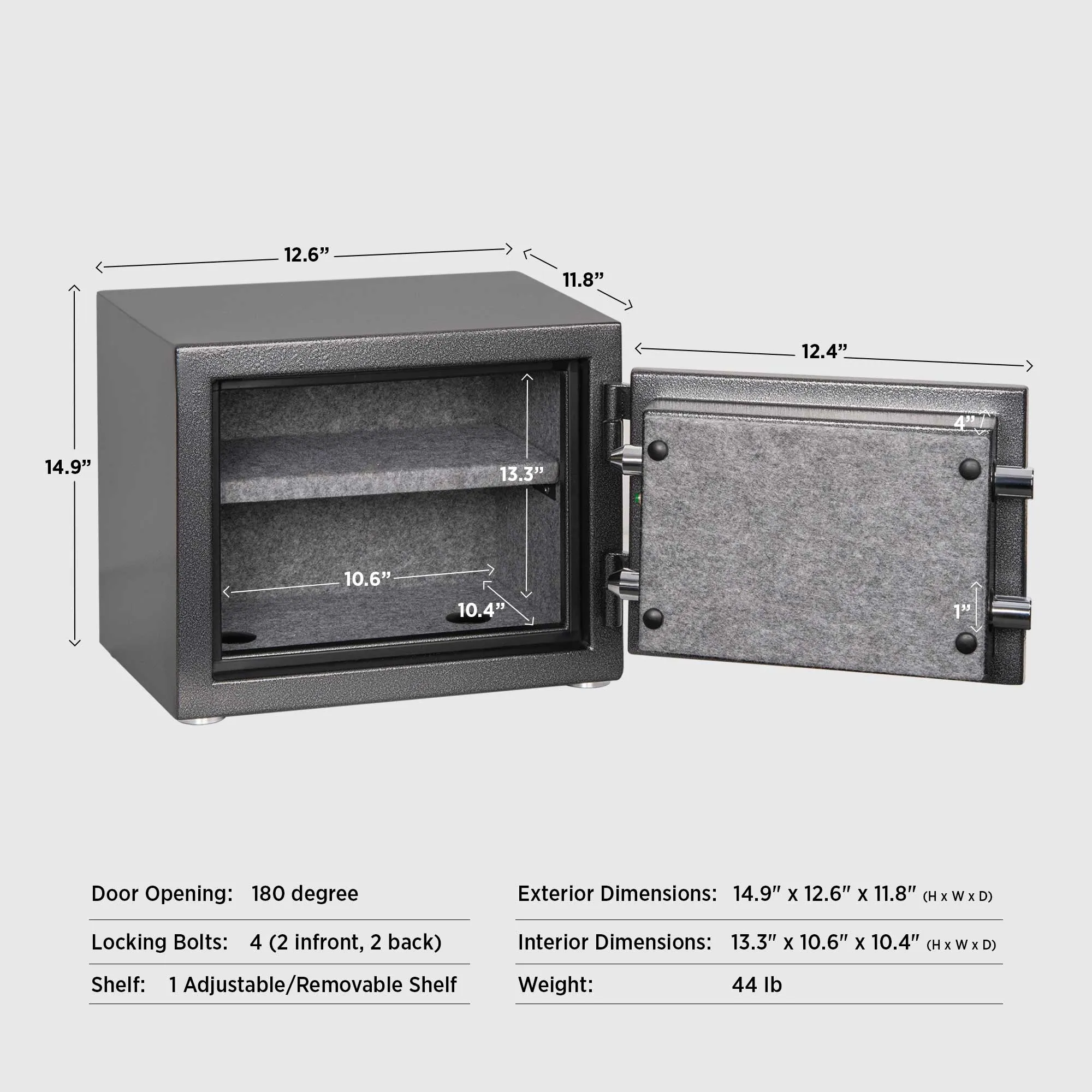 1.3 CUFT Fireproof Safe