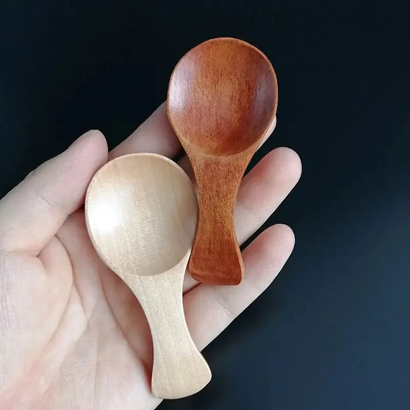 4Pcs Mini Wooden Spoon Set - Natural Elegance for Your Kitchen