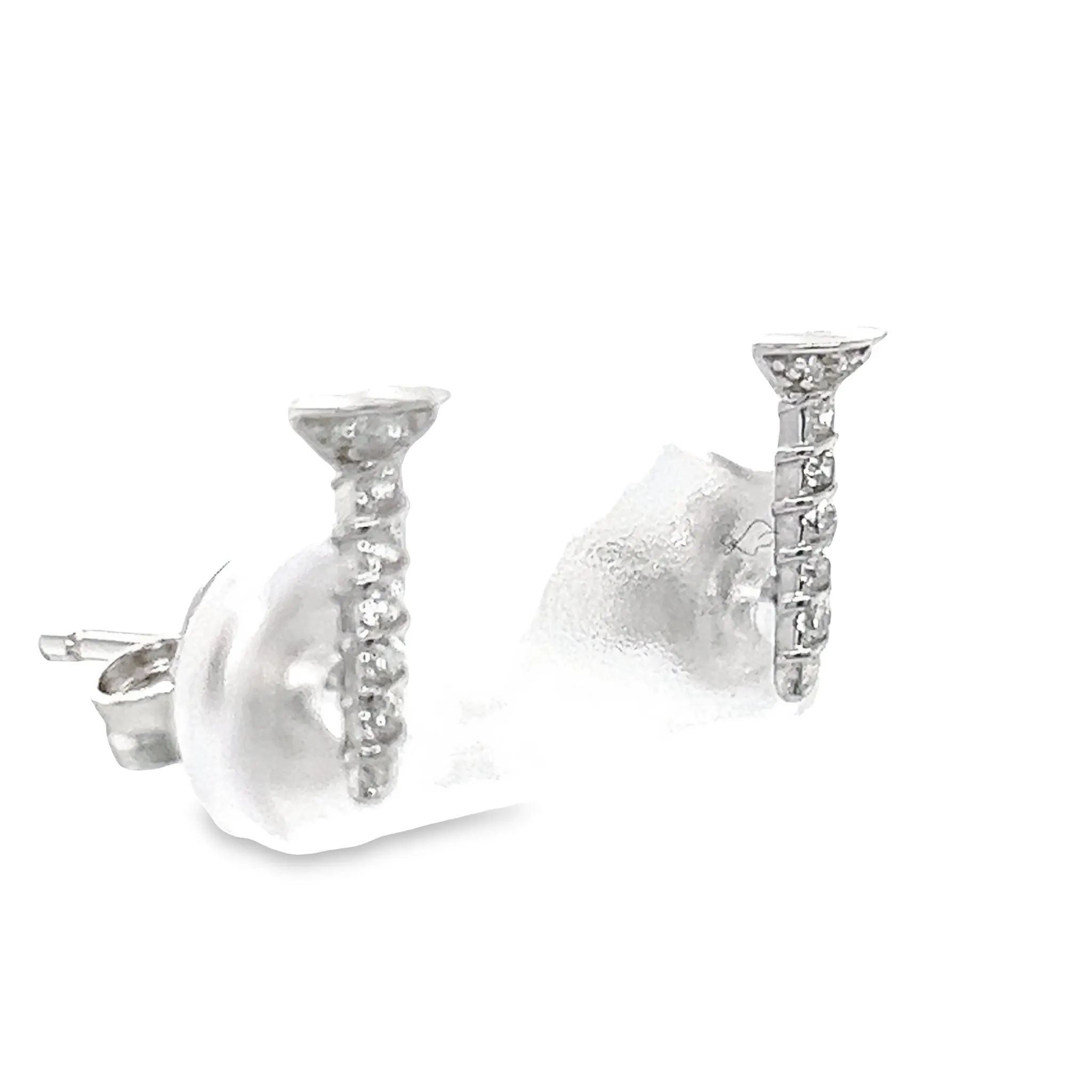 A785 Screw Nail Post Earrings