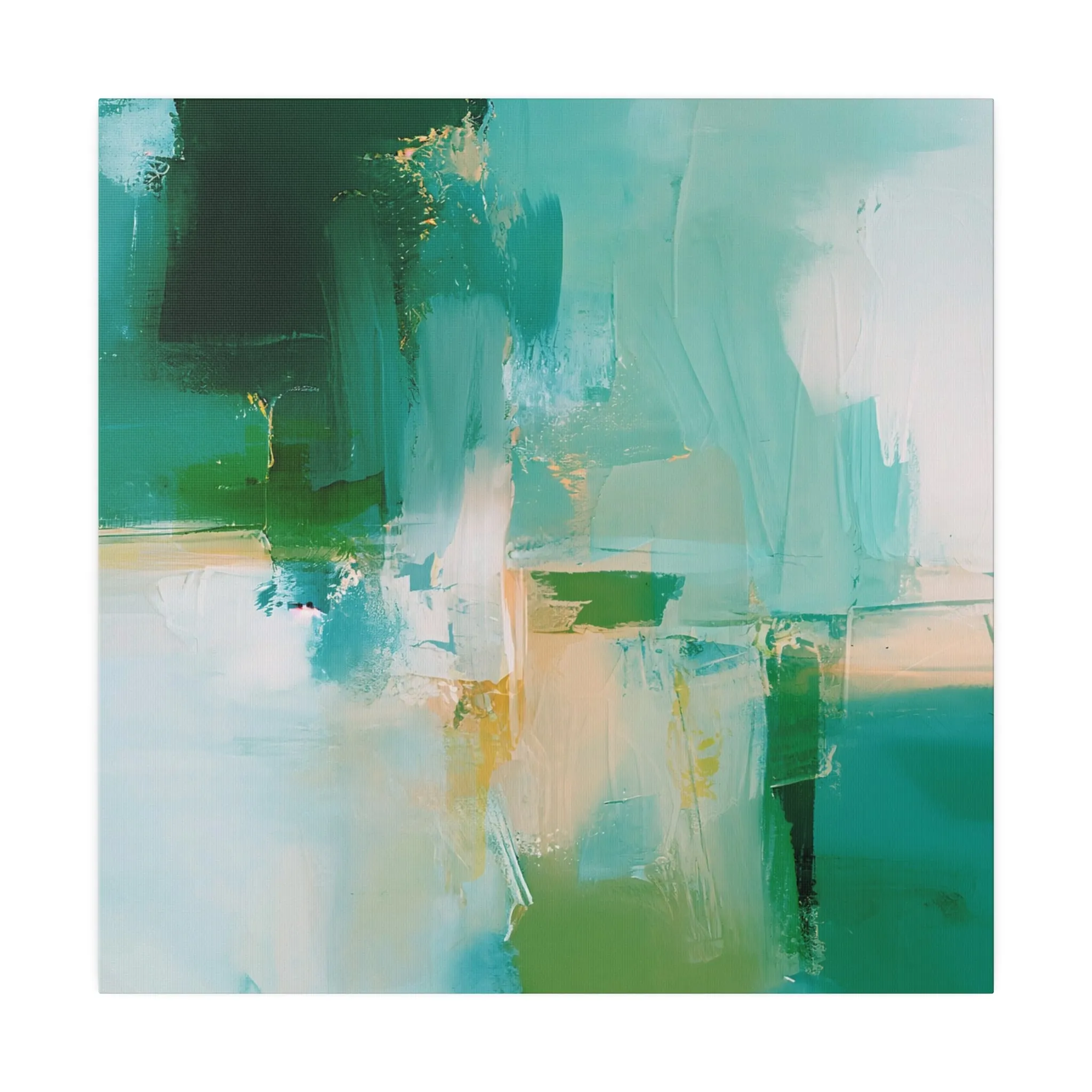 Abstract Canvas Wall Art | Sage Green Wall Artwork