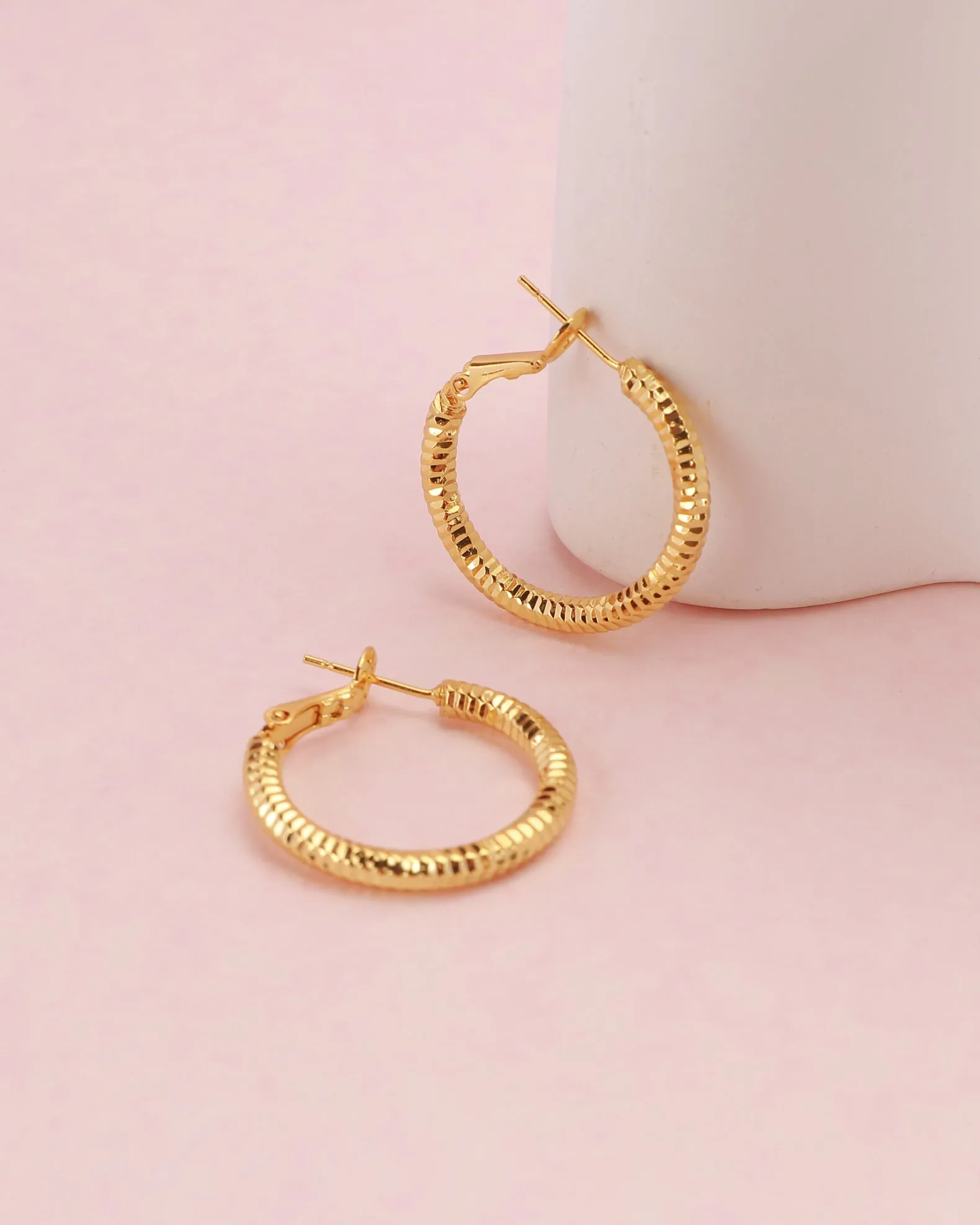 Adeline Gold Hoop Earrings