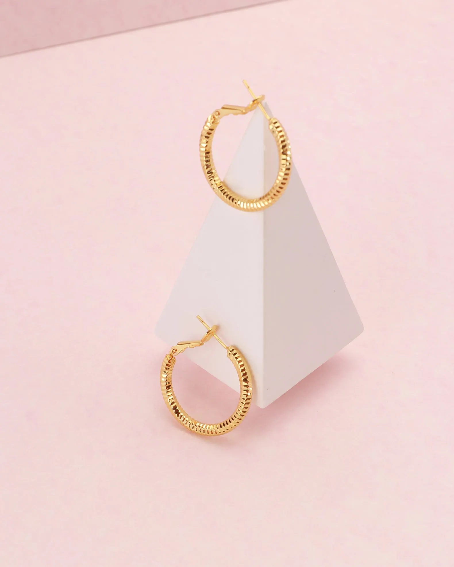 Adeline Gold Hoop Earrings