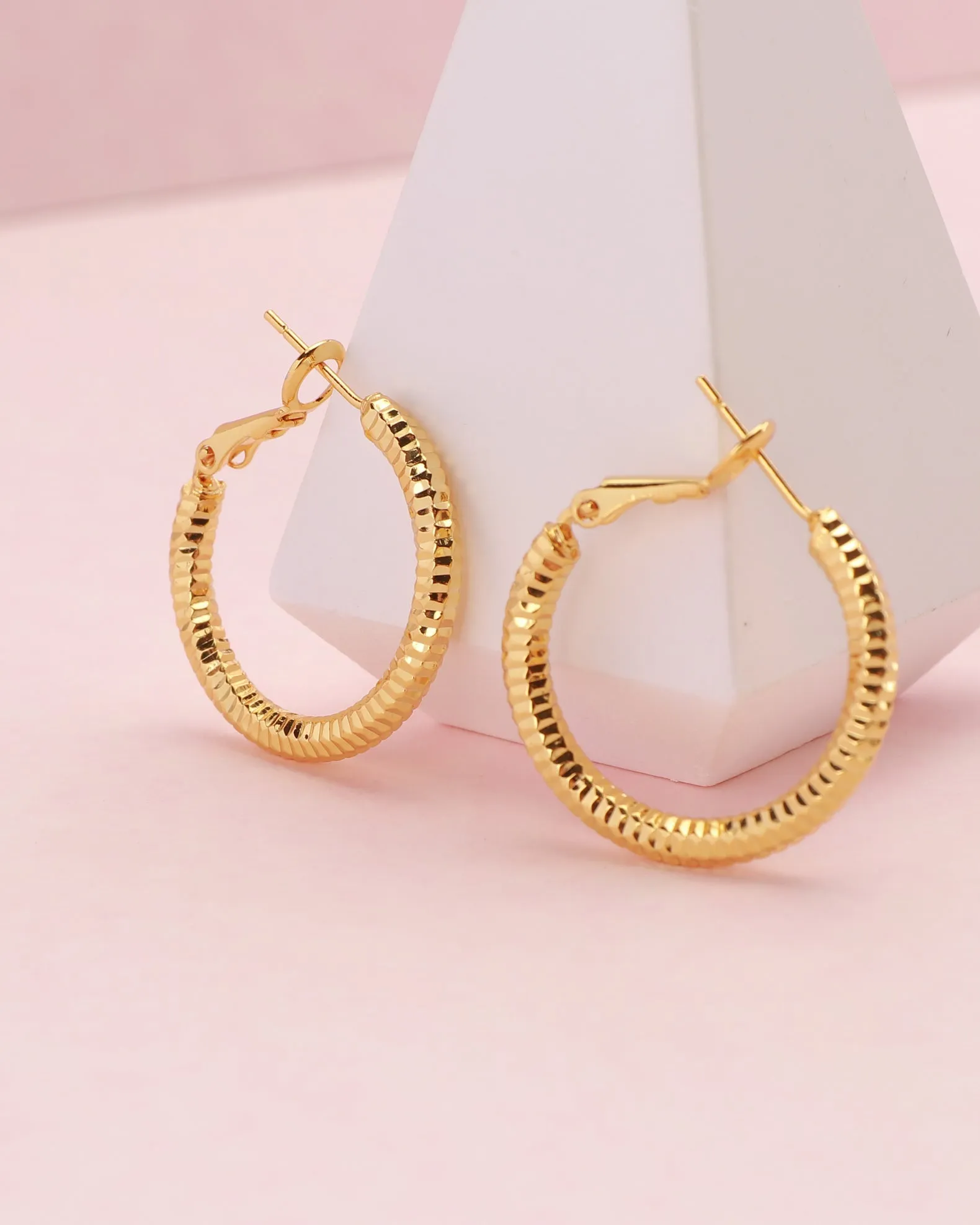 Adeline Gold Hoop Earrings