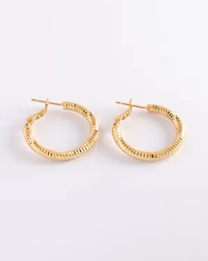 Adeline Gold Hoop Earrings