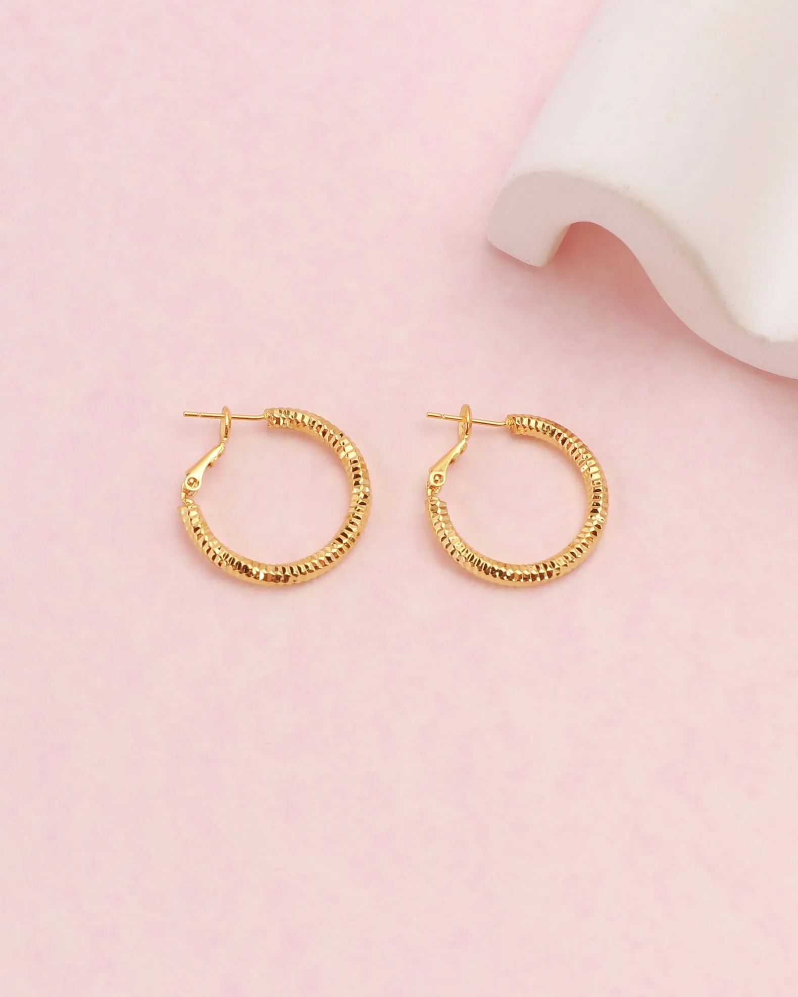 Adeline Gold Hoop Earrings