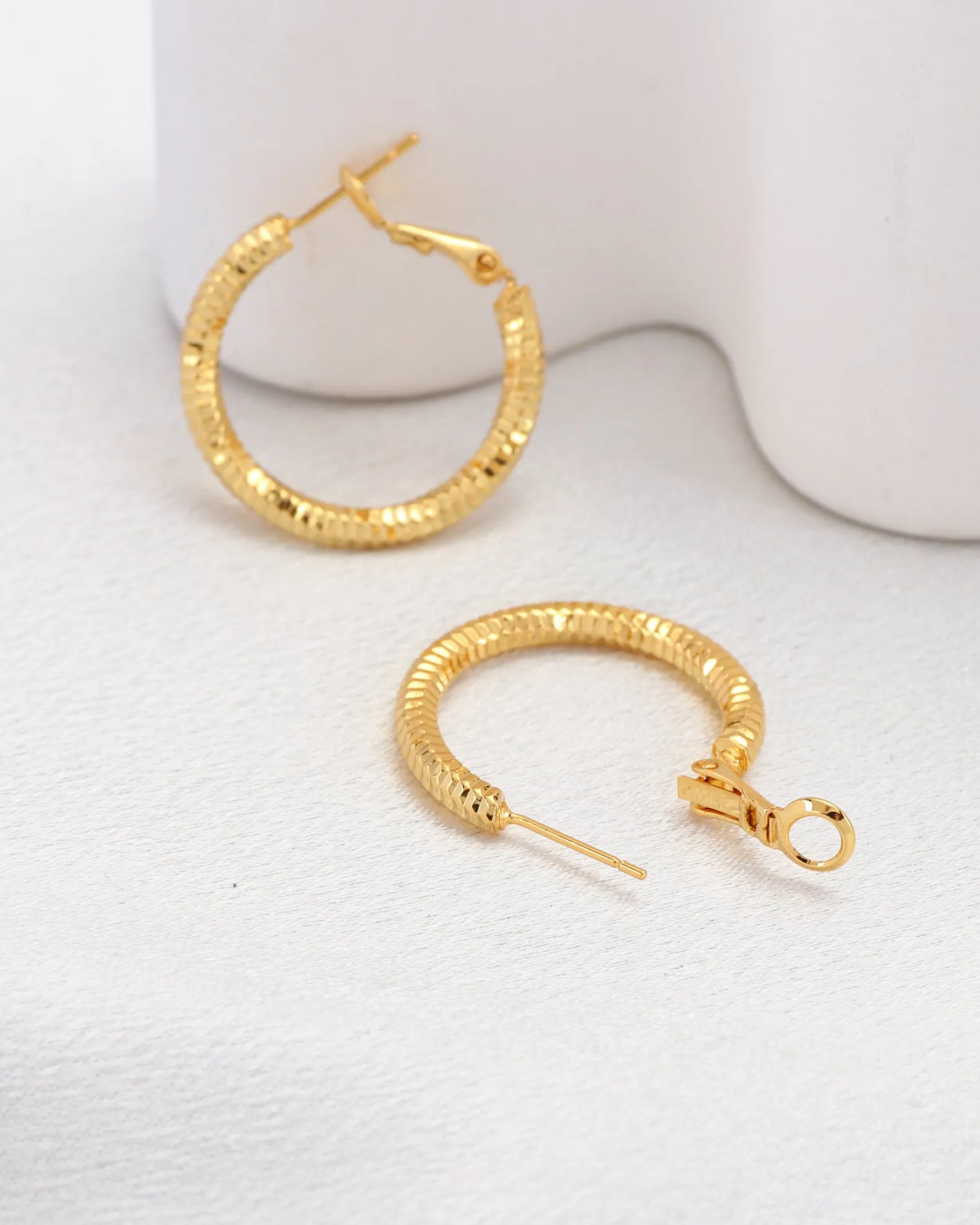 Adeline Gold Hoop Earrings