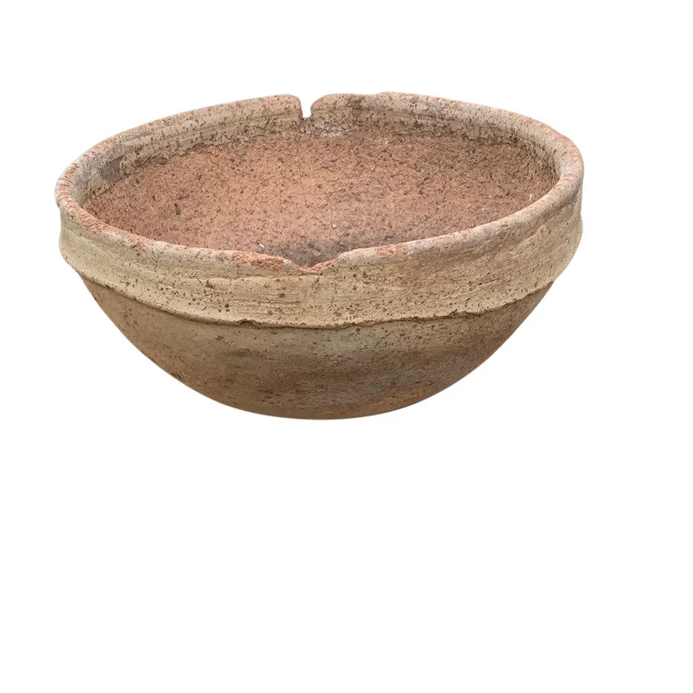 Antique Moroccan Terracotta Bowl