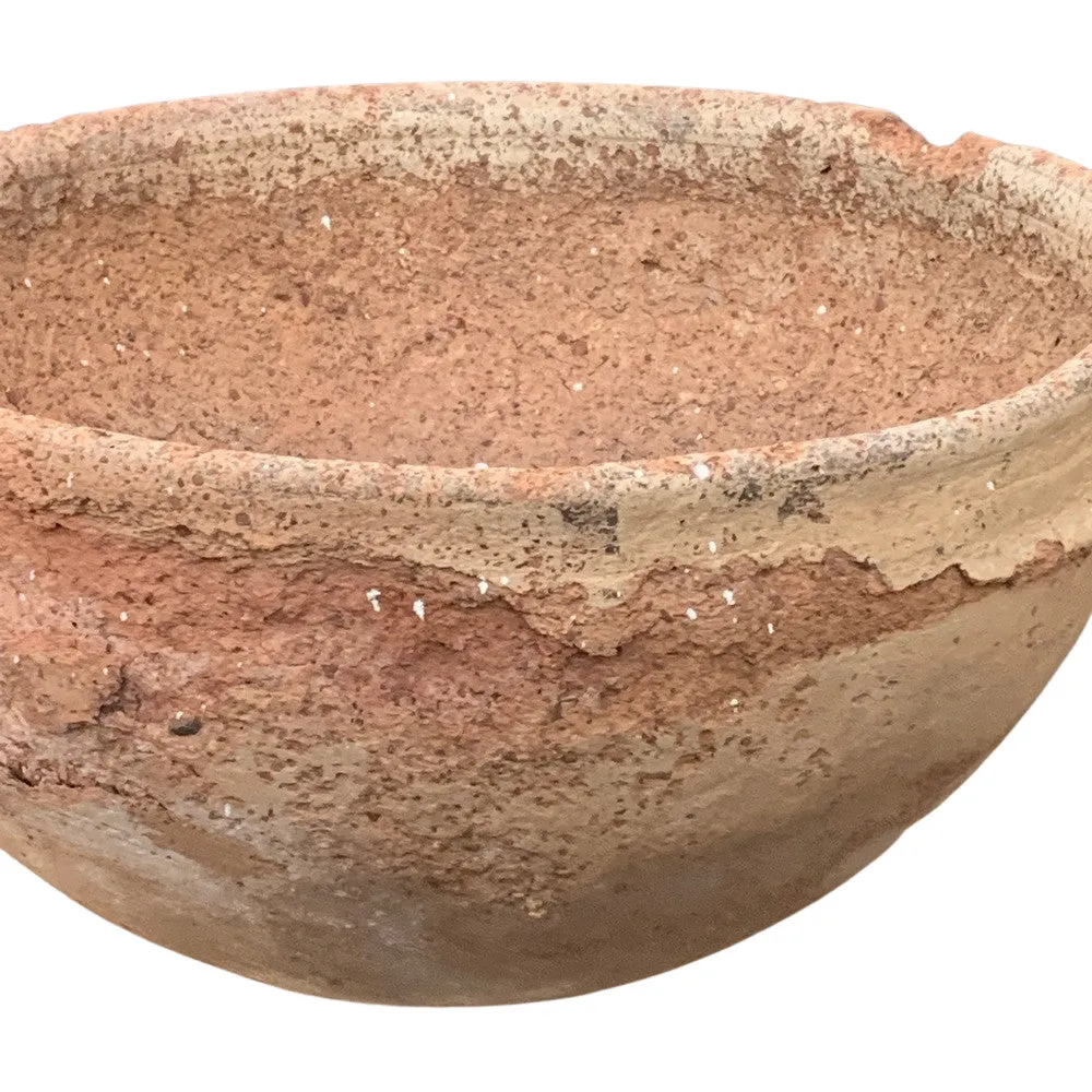 Antique Moroccan Terracotta Bowl