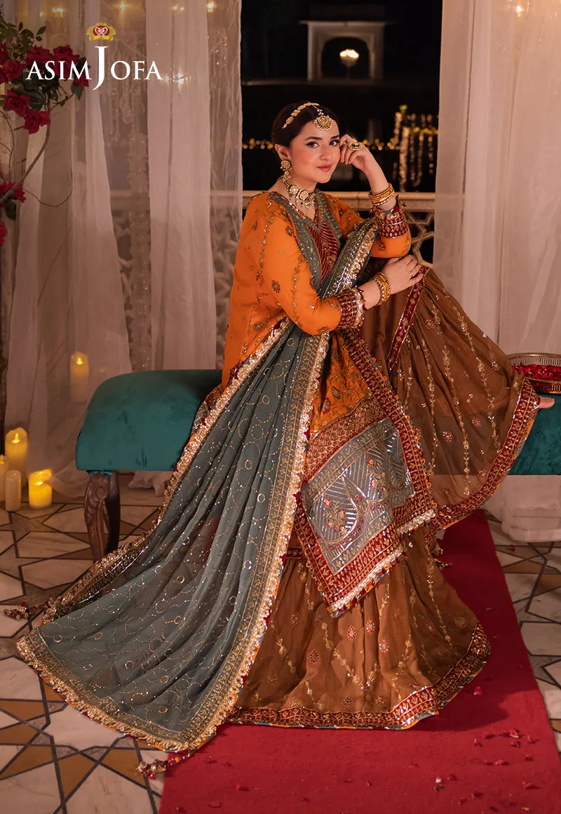 Asim Jofa Chandni Raatein Formals – AJCR-07 Embroidered Chiffon