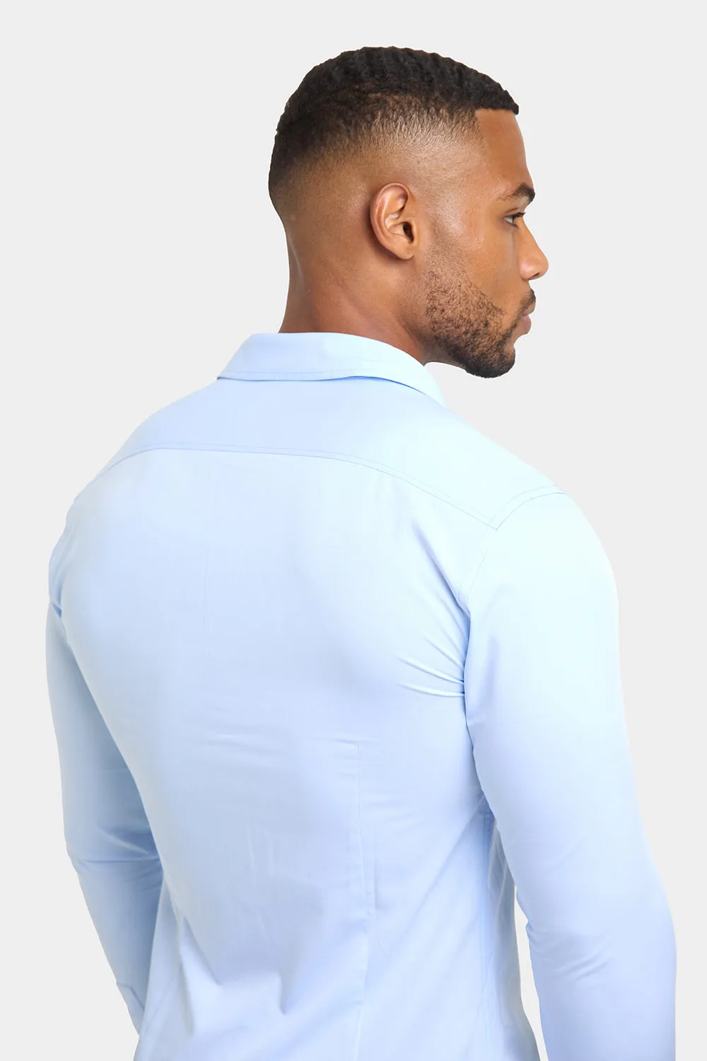 Bamboo Shirt in Pale Blue