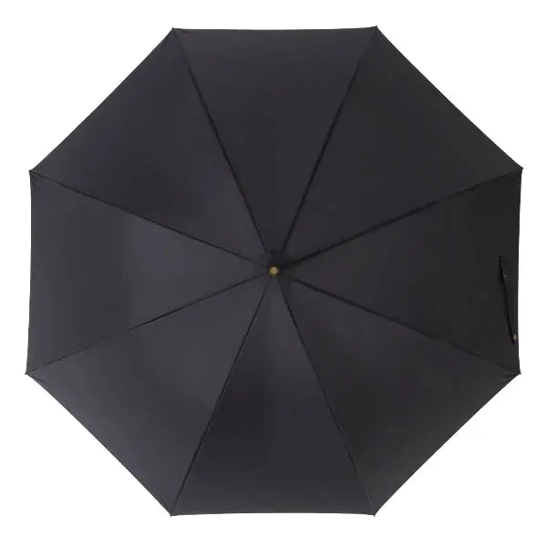 Black Strong Wooden Umbrella