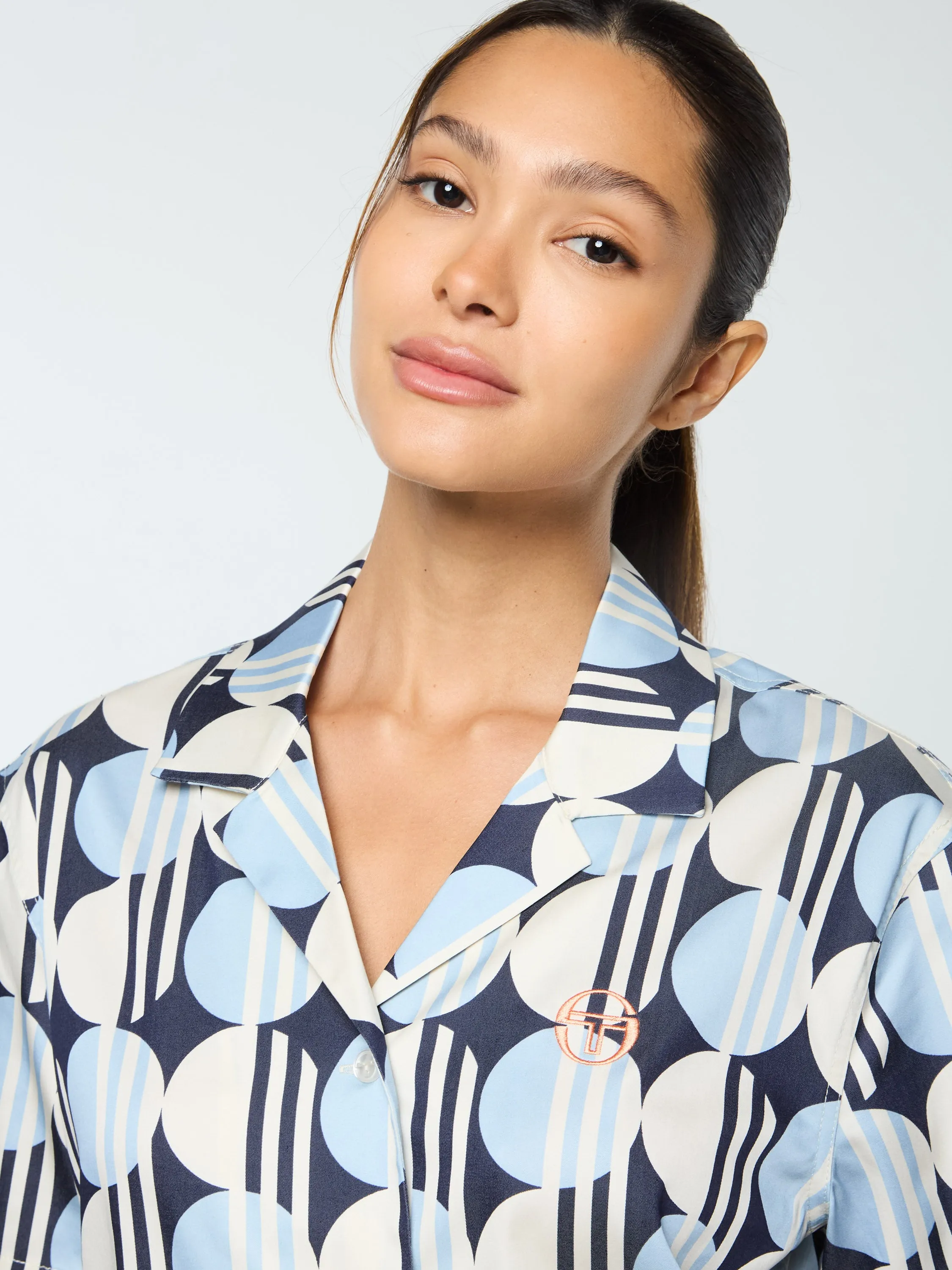 Brikette Cabana Shirt- Maritime Blue