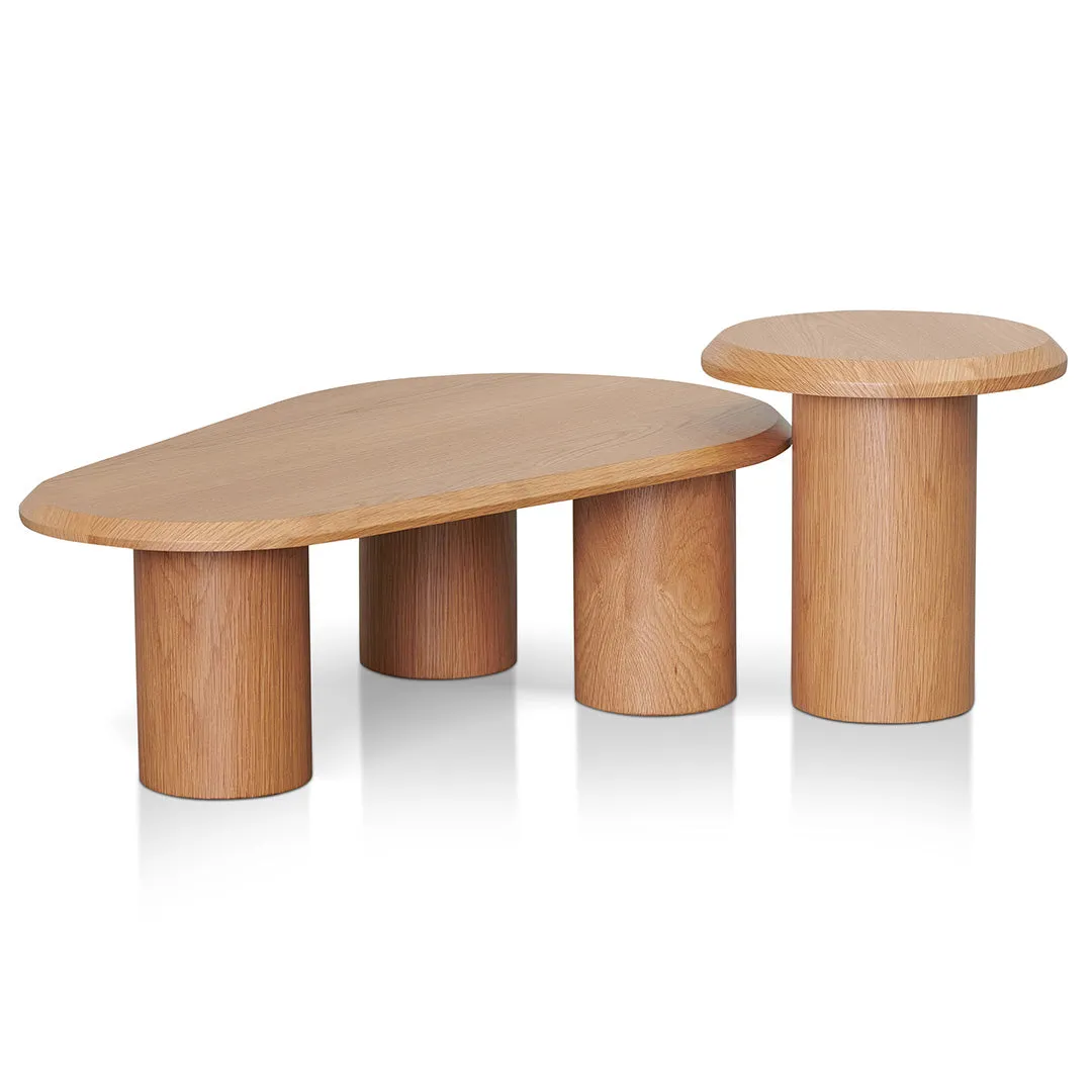 Chen Nested Table - Natural Oak