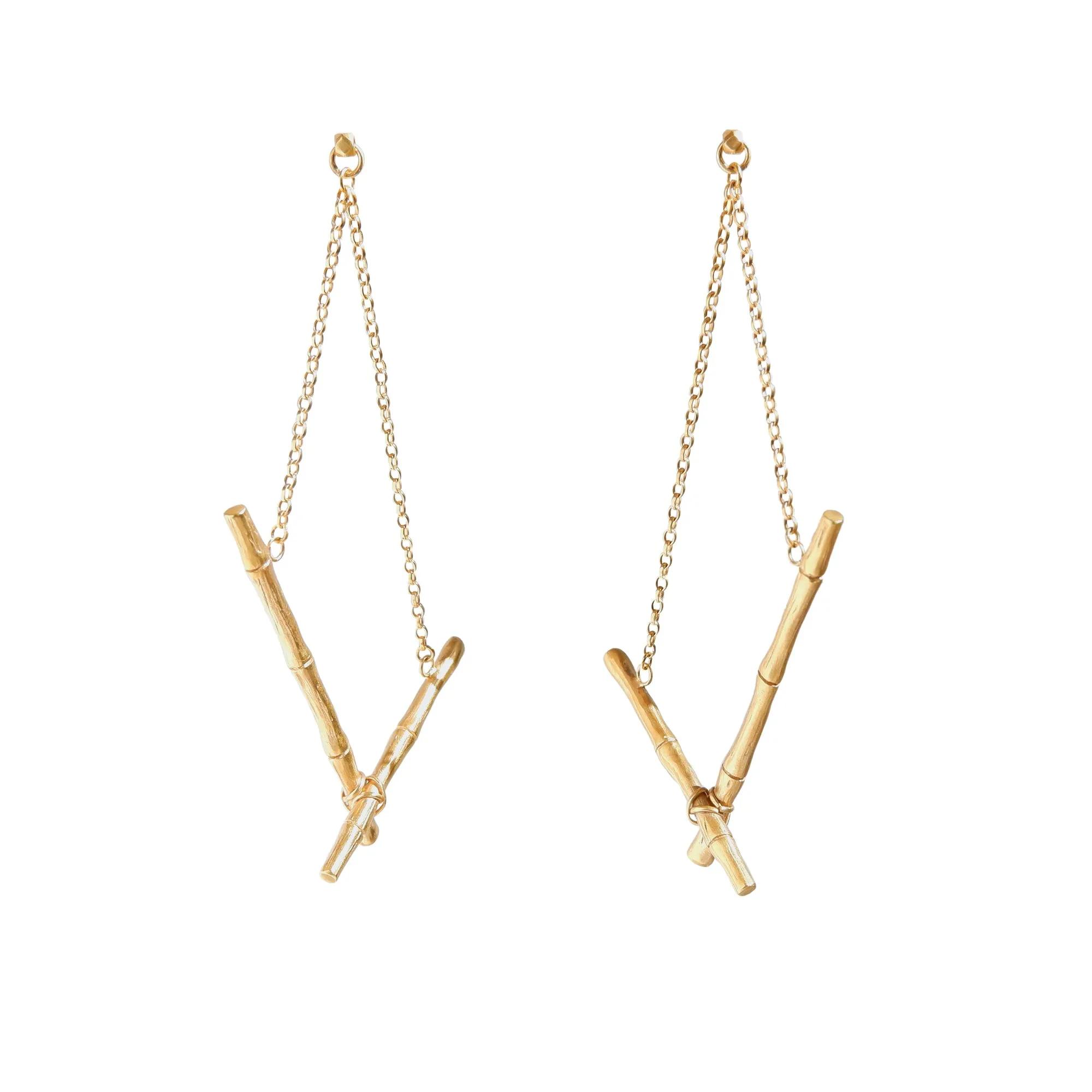 CROSS CANE . earrings