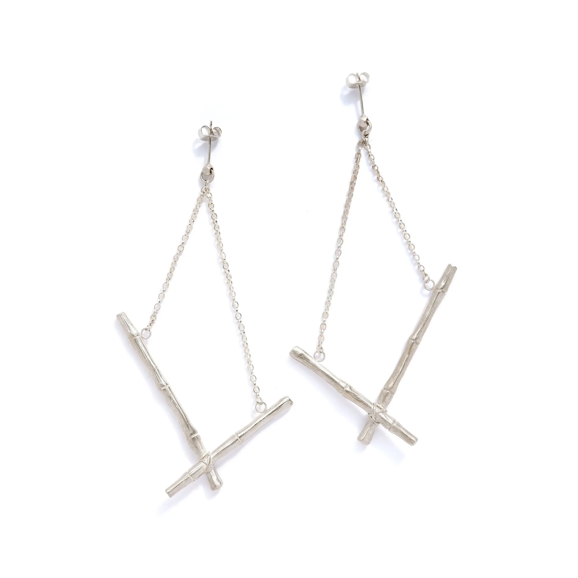 CROSS CANE . earrings