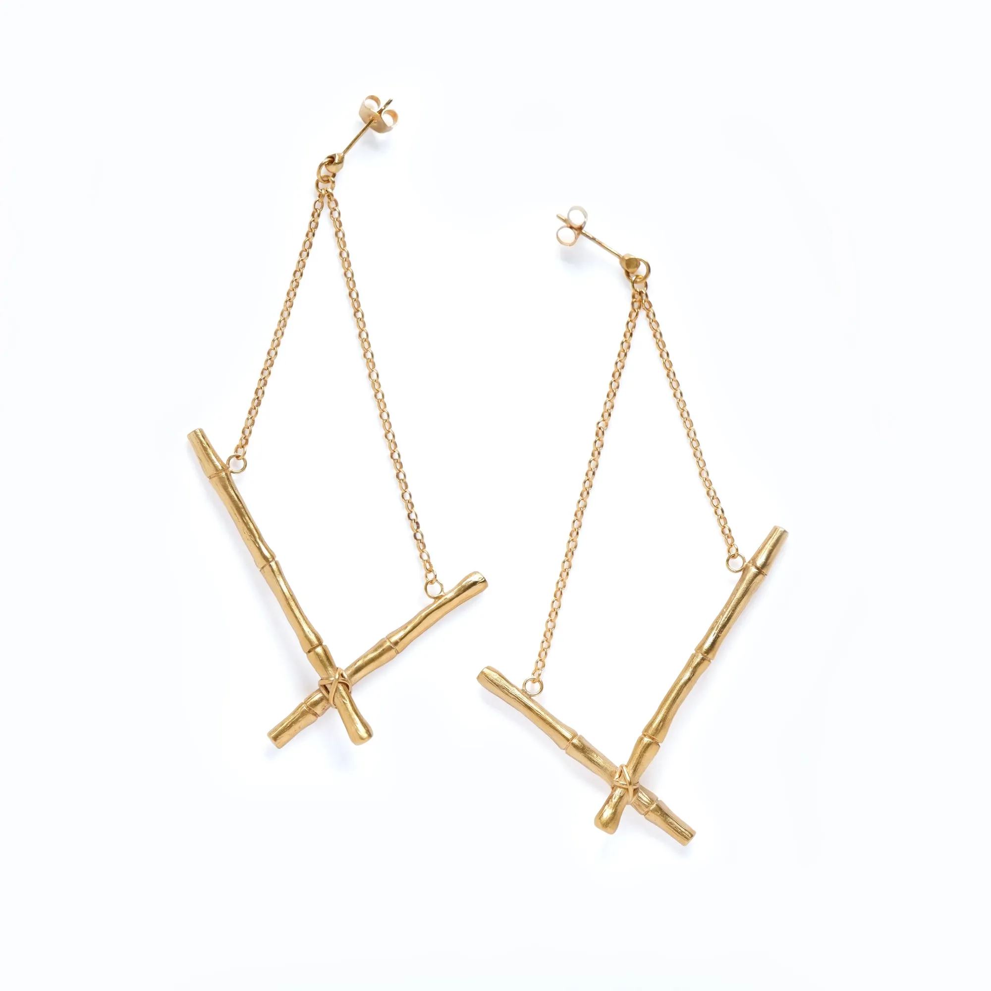 CROSS CANE . earrings