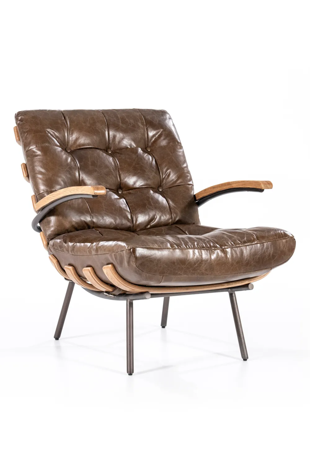 Dark Brown Mid Century Armchair | Eleonora Bastiaan