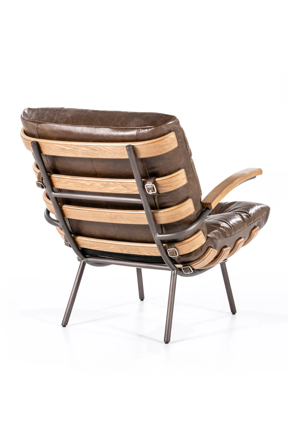 Dark Brown Mid Century Armchair | Eleonora Bastiaan