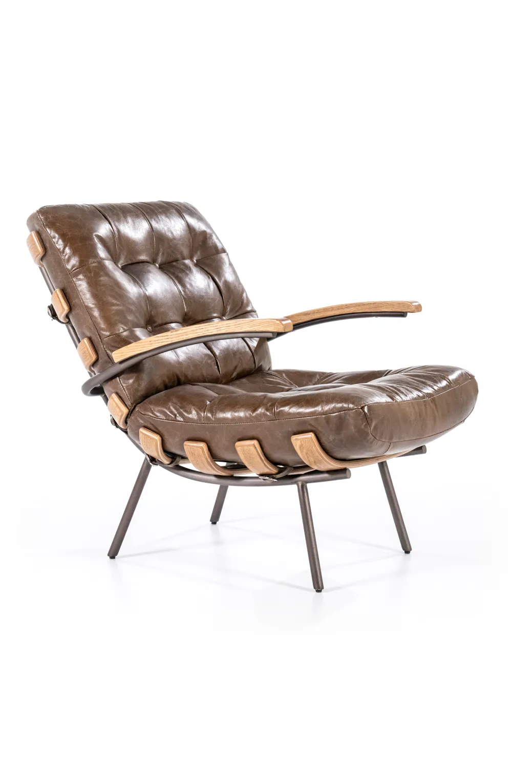 Dark Brown Mid Century Armchair | Eleonora Bastiaan