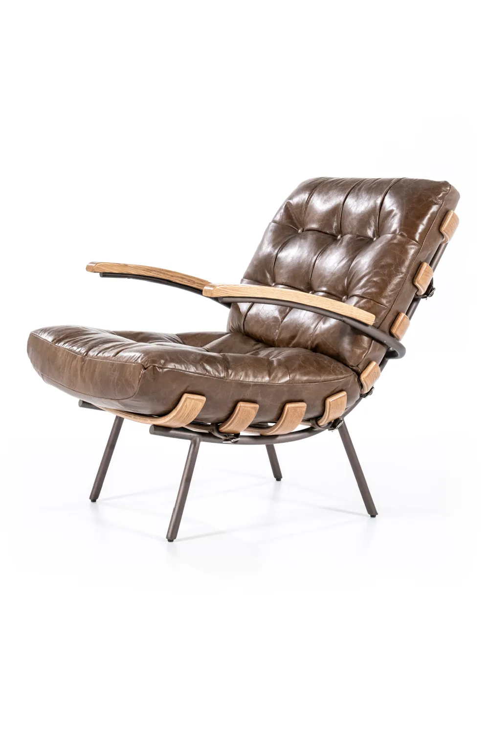 Dark Brown Mid Century Armchair | Eleonora Bastiaan