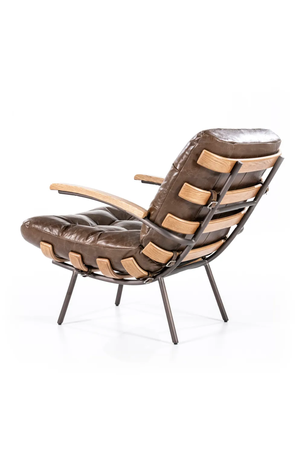 Dark Brown Mid Century Armchair | Eleonora Bastiaan