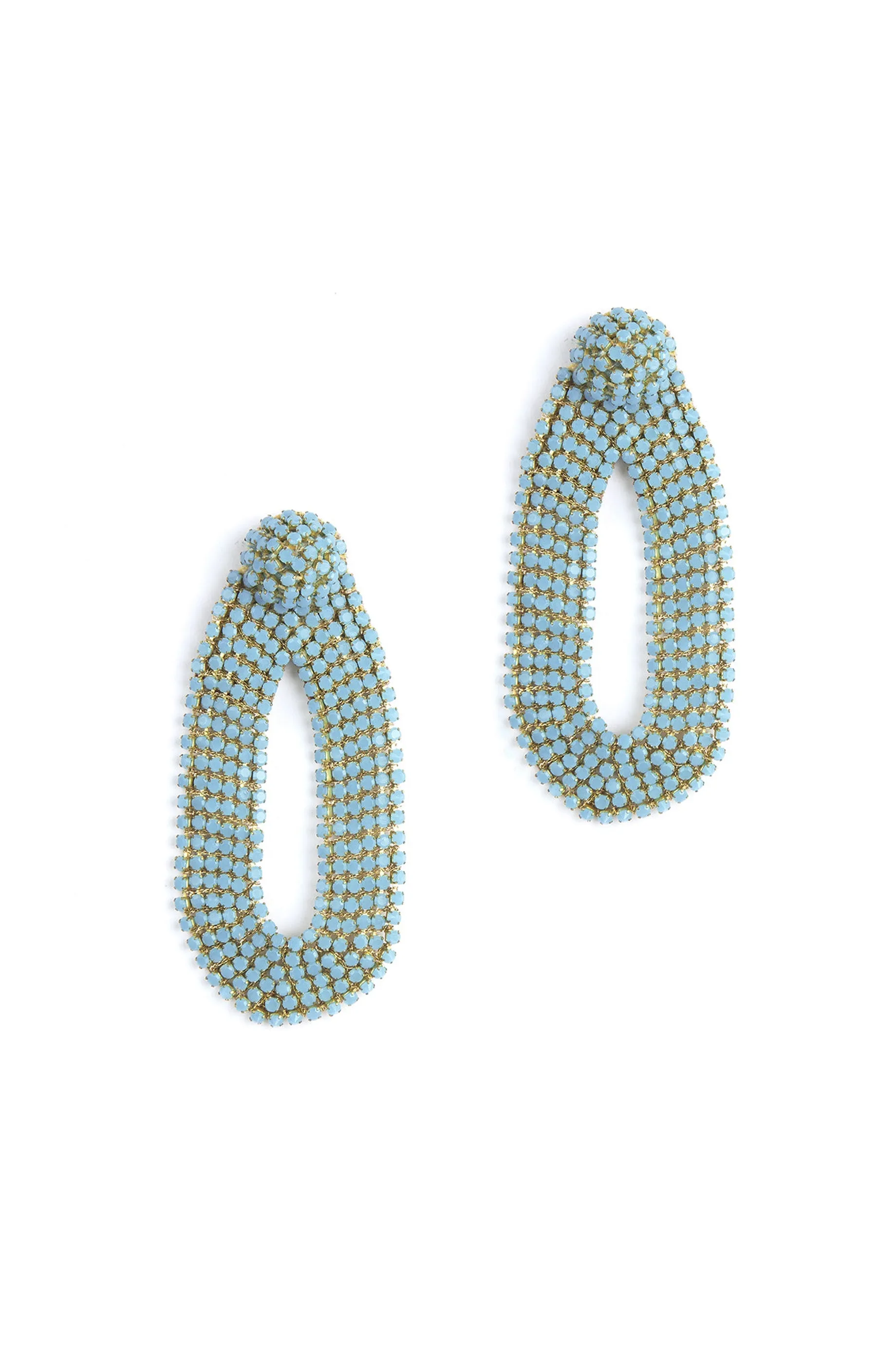 Deepa Gurnani Bianca Earring - Turquoise