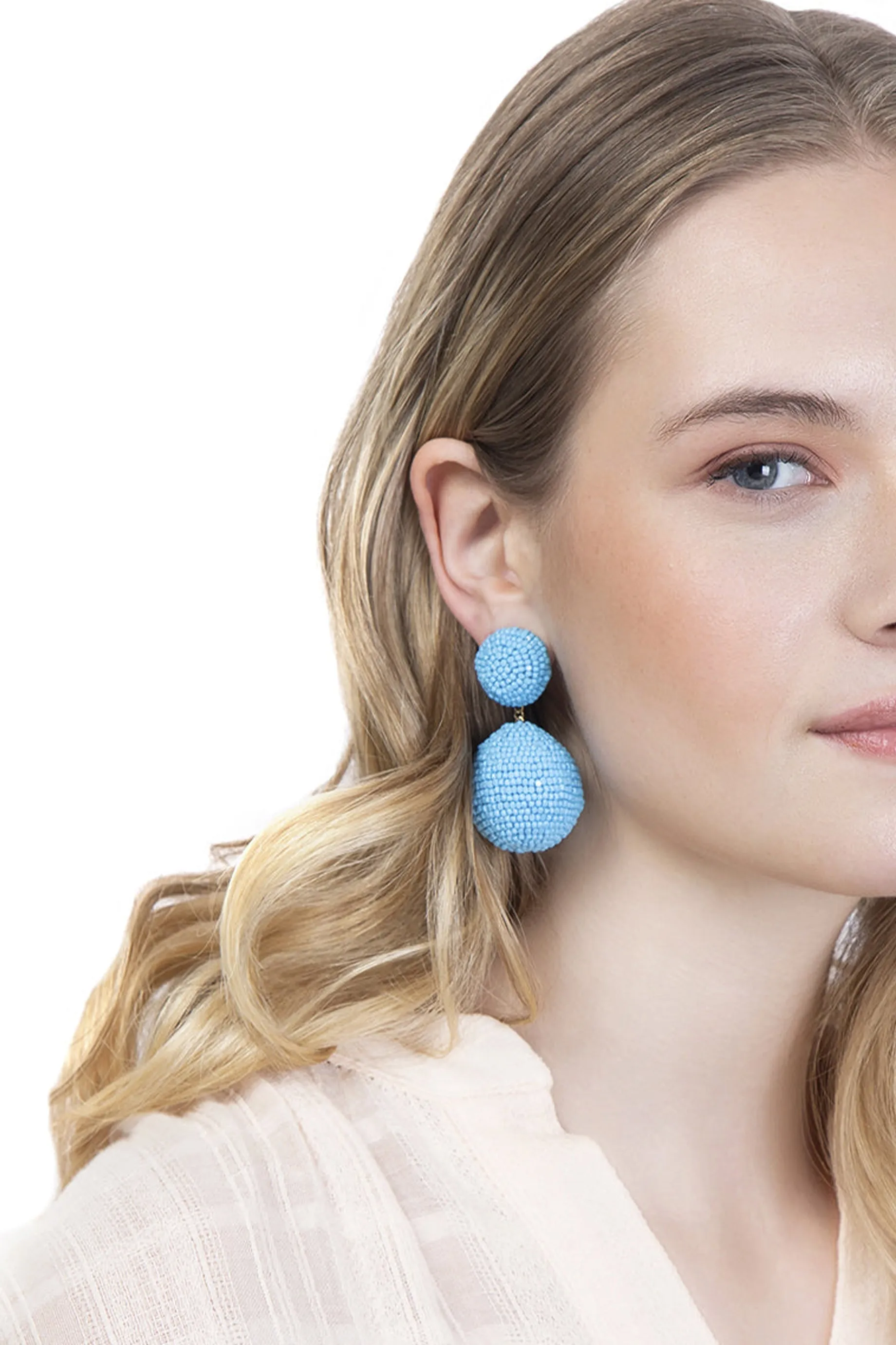 Deepa Gurnani Teslana Earring - Turquoise