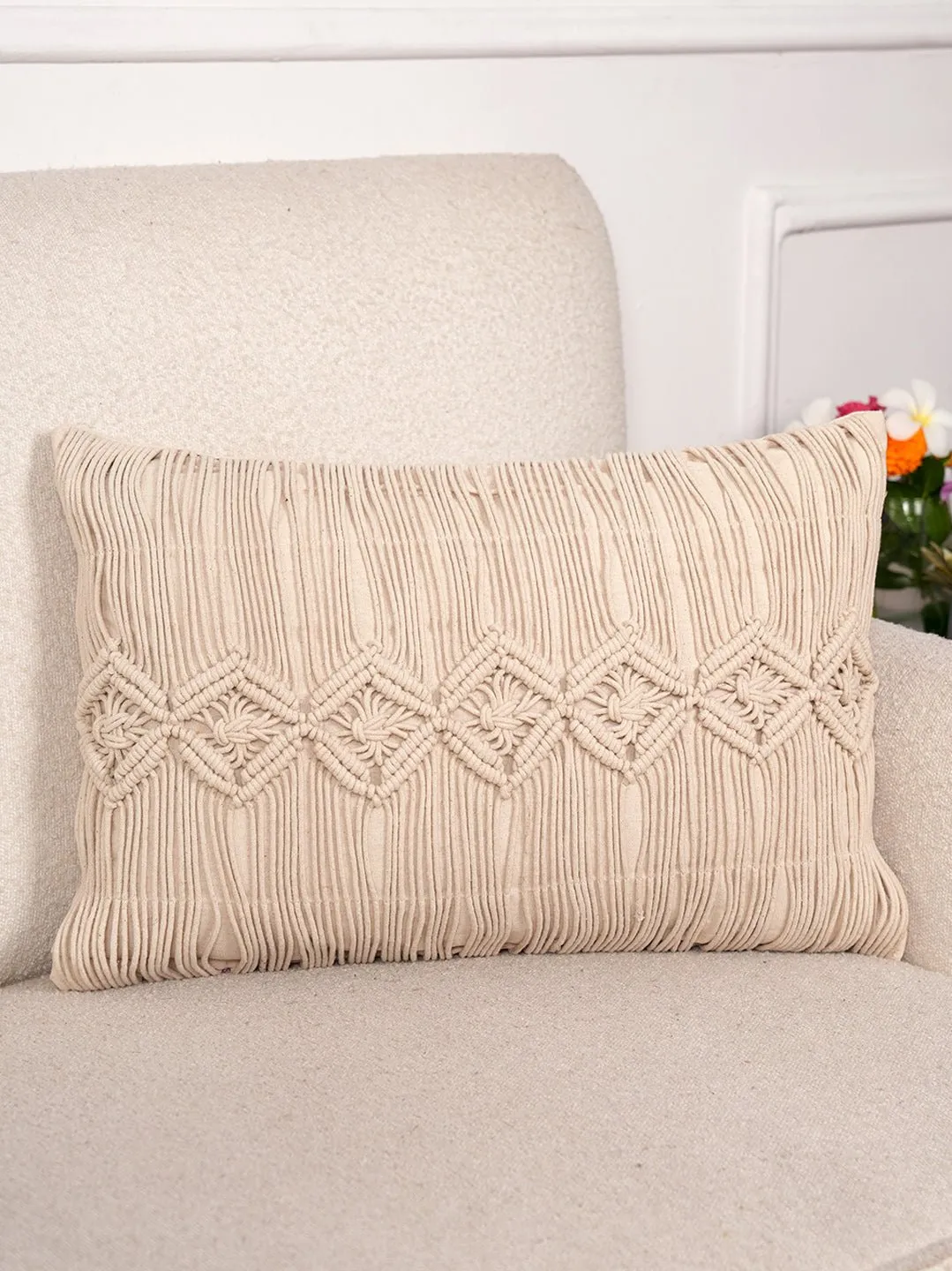 DIAMOND KNOTTED - LUMABR CUSHION COVER