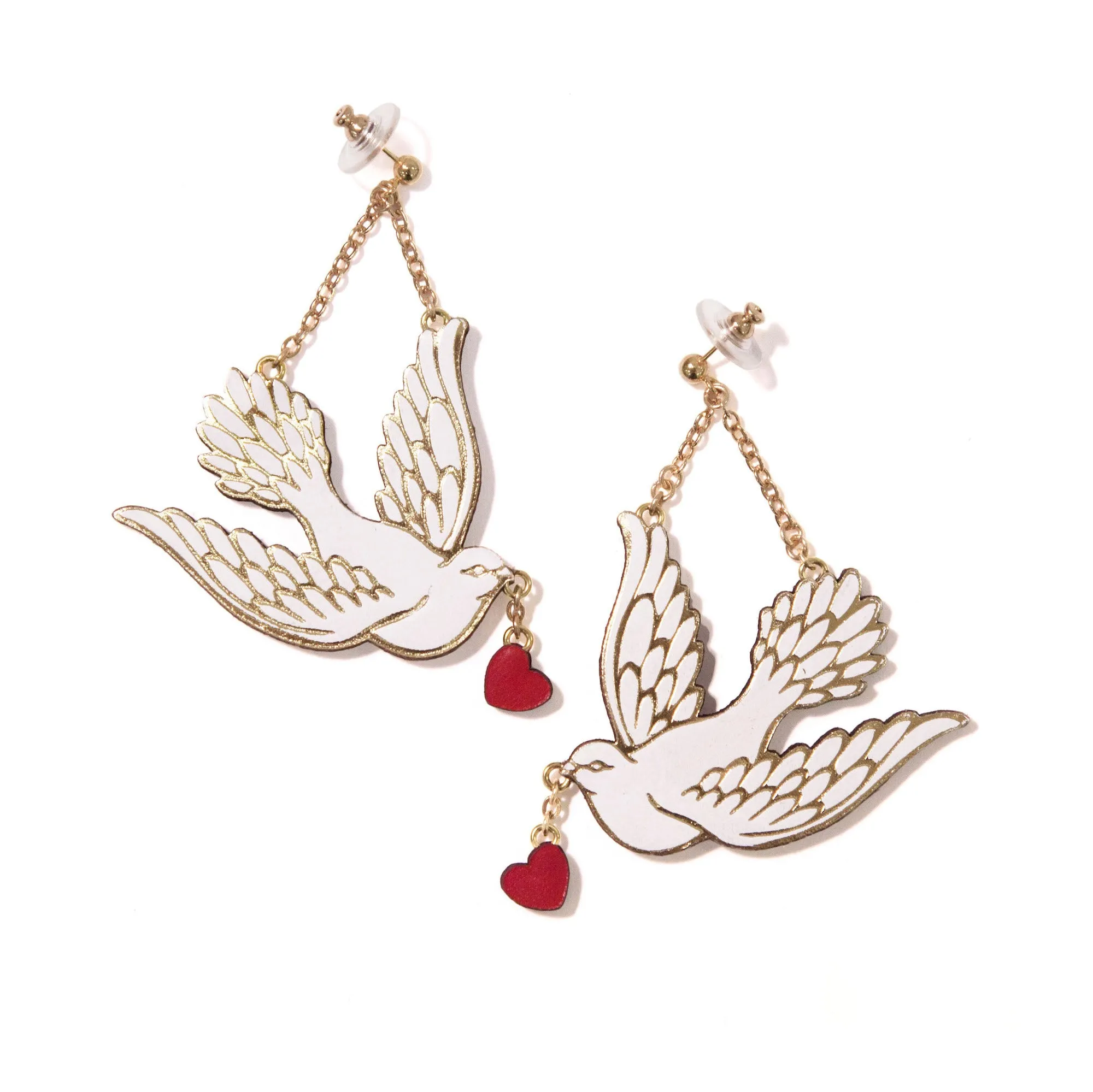 DOVES OF LOVE . earrings