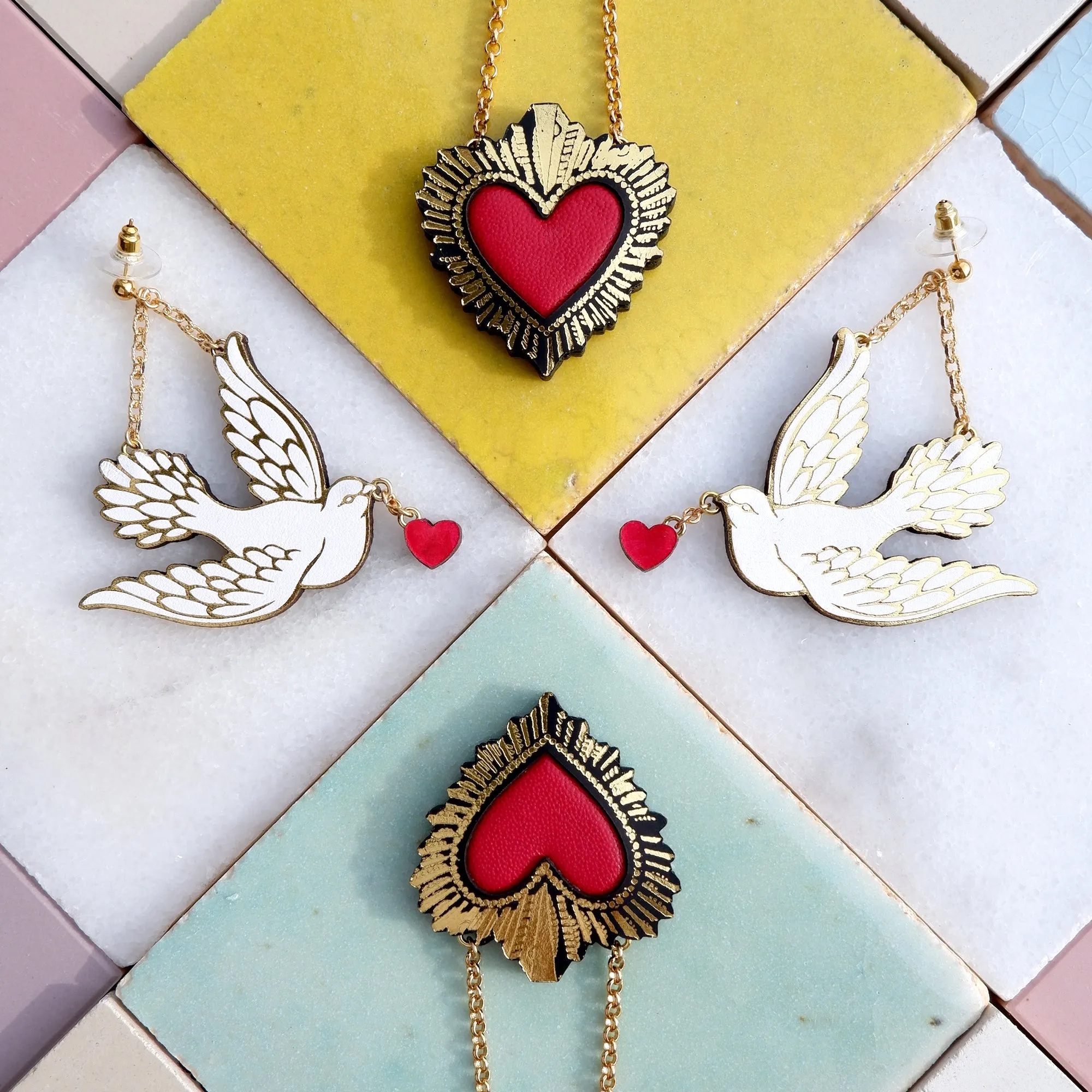 DOVES OF LOVE . earrings