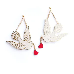 DOVES OF LOVE . earrings