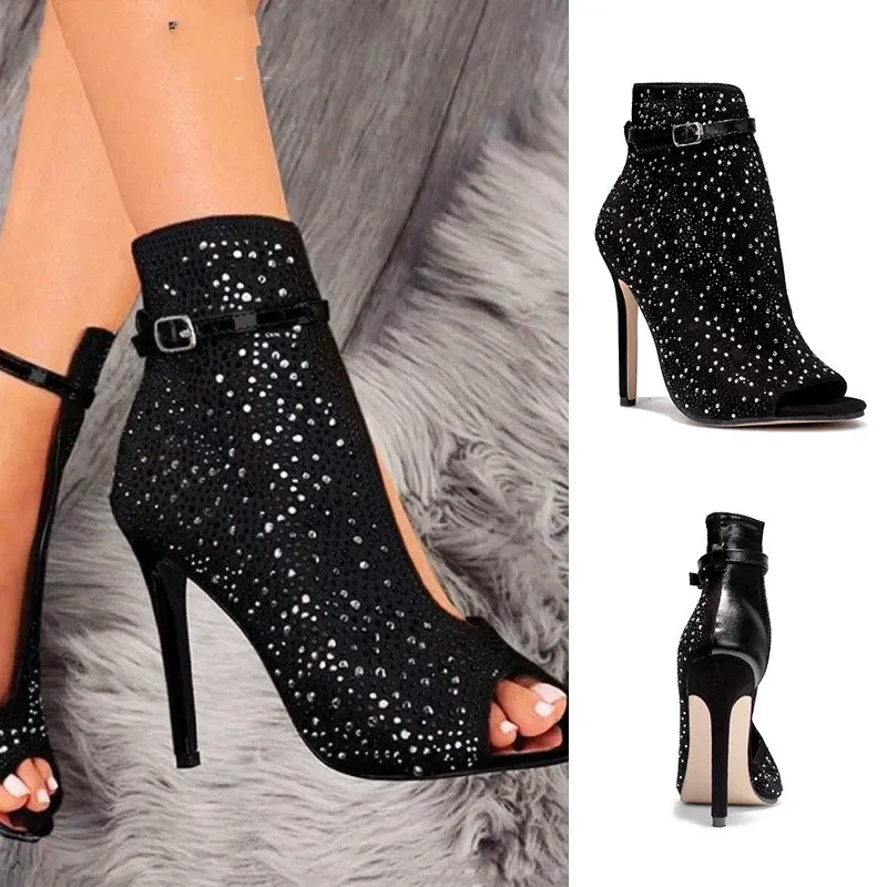 Funki Buys | Shoes | Women's Diamante Studded High Stilettos