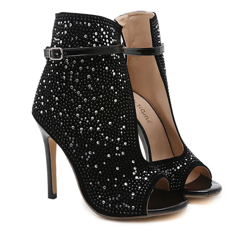 Funki Buys | Shoes | Women's Diamante Studded High Stilettos