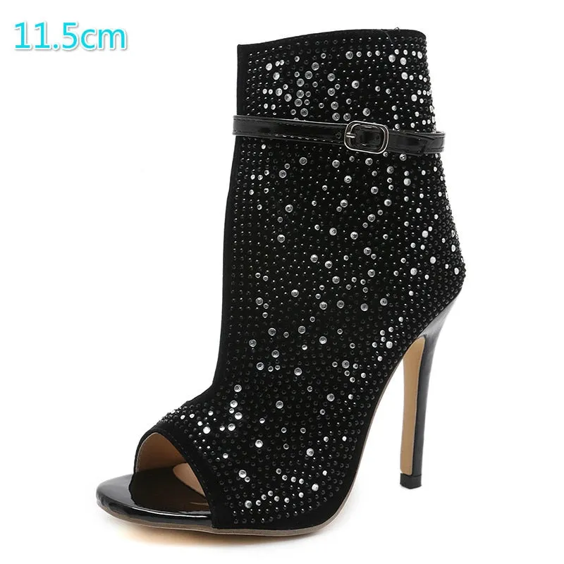 Funki Buys | Shoes | Women's Diamante Studded High Stilettos