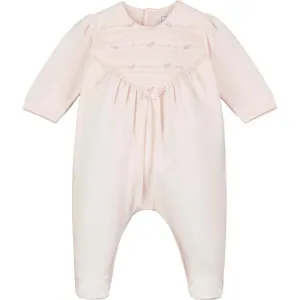 Girls Pink Cotton Felicia Babygrow