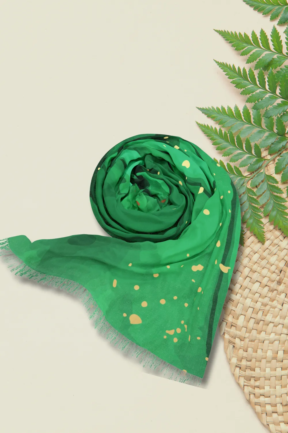 Green Lightweight Scarf - Phenomenal Woman Collection