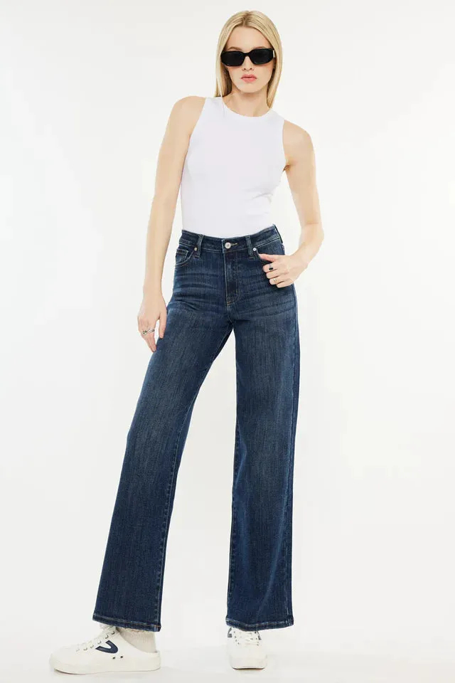 High Rise Wide Leg Jean