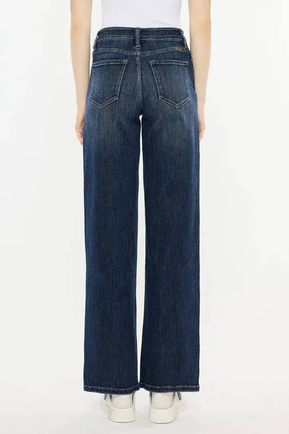 High Rise Wide Leg Jean