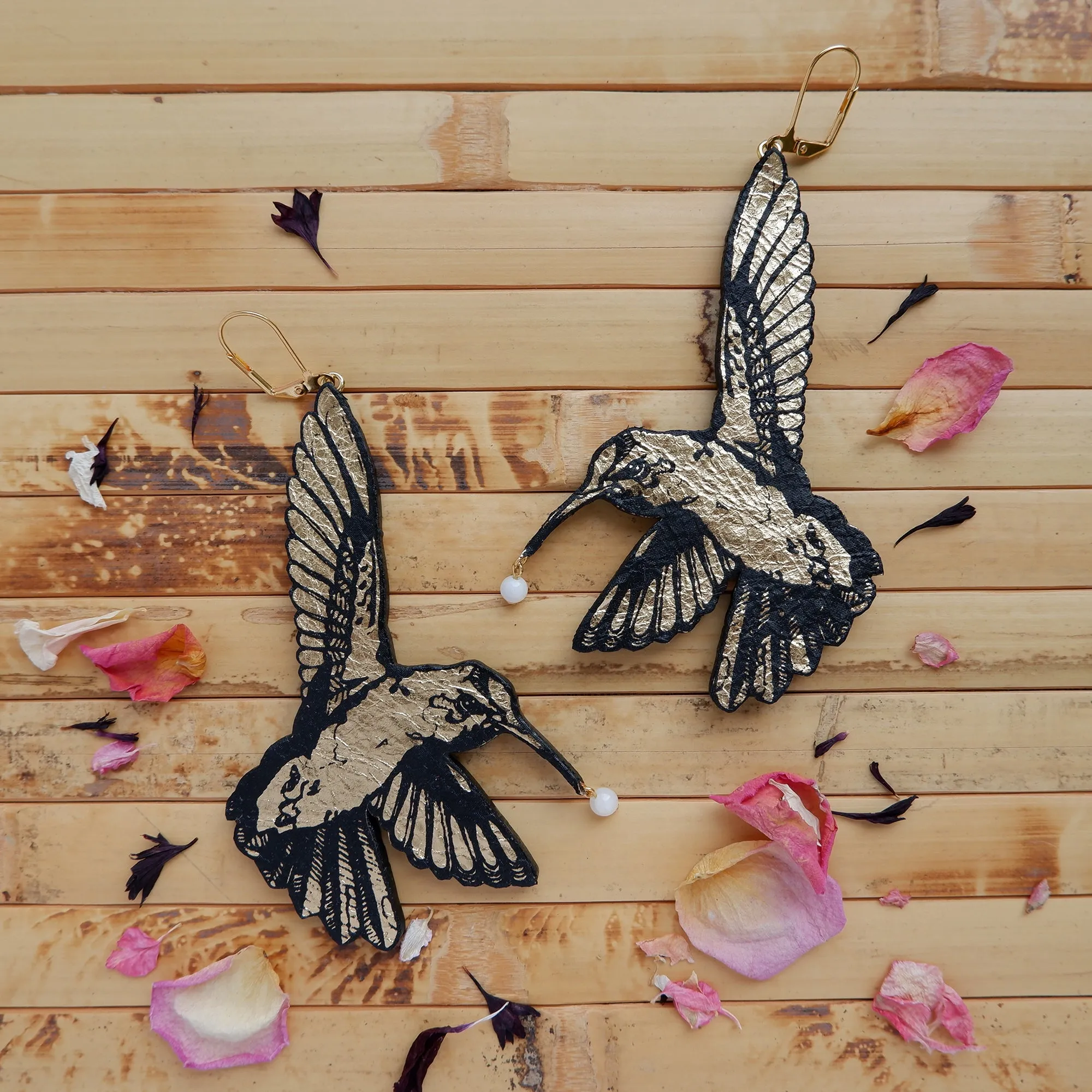 HUMMINGBIRD . earrings