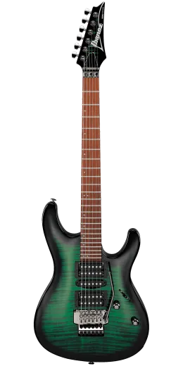 Ibanez KIKOSP3TEB Kiko Loureiro Signature Electric Guitar (Transparent Emerald Burst)