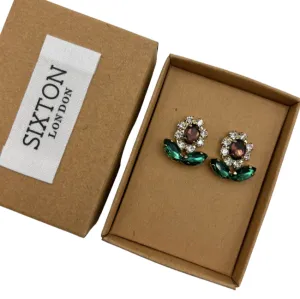 Jewelled Daisy Stud Earrings