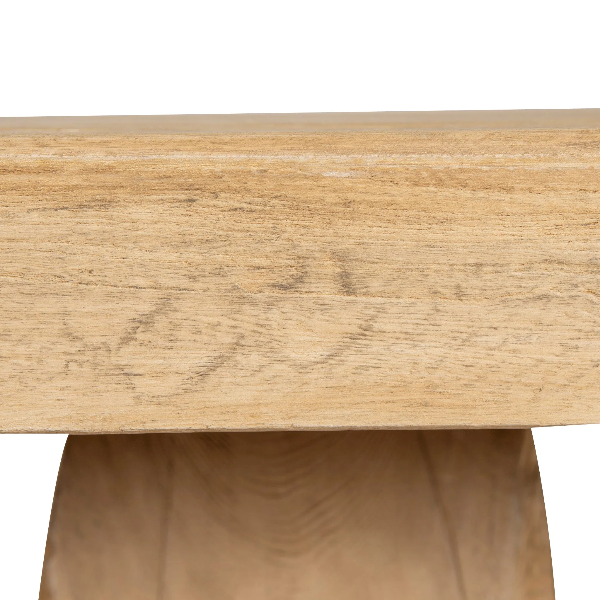 Josif 2.2m Elm Dining Table - Natural