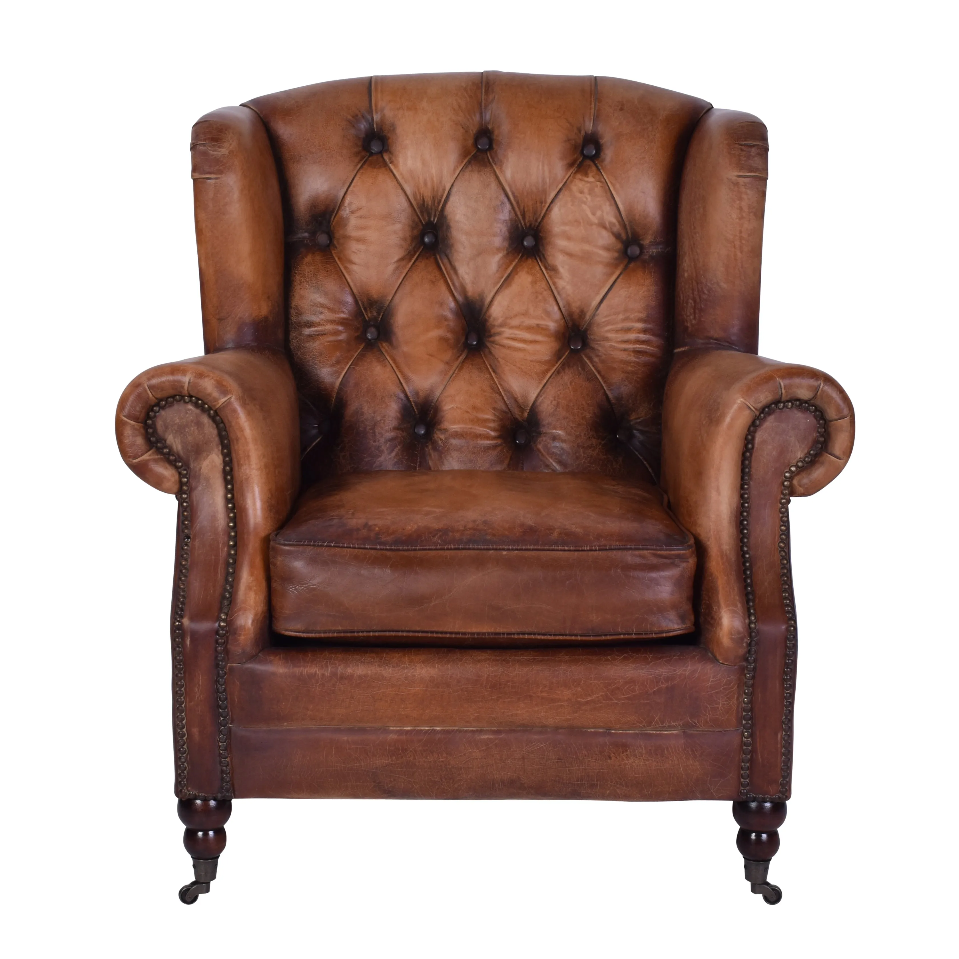 Judges Vintage Leather Armchair