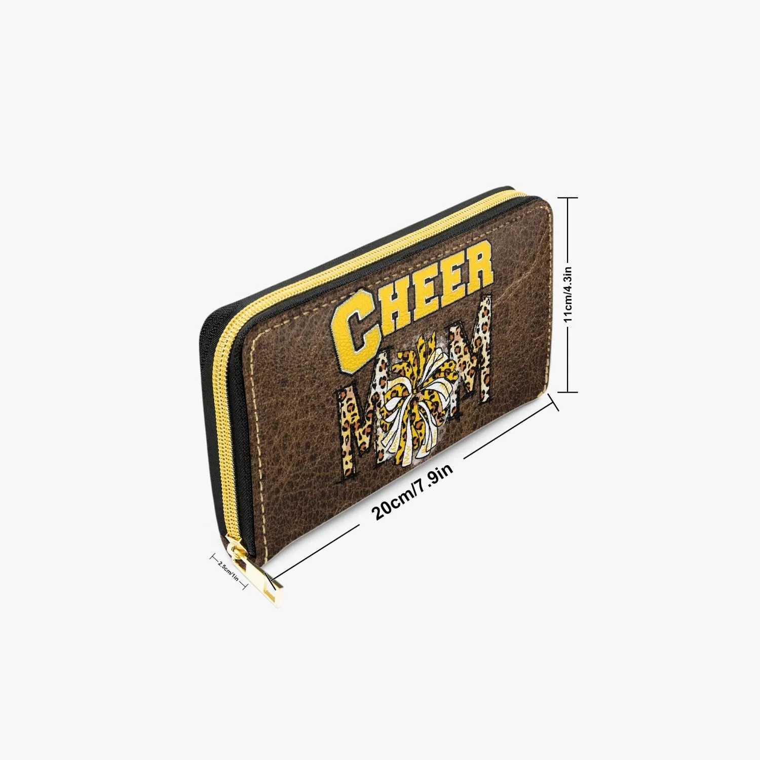 Long Type Zipper Purse - Cheer Mum/Mom