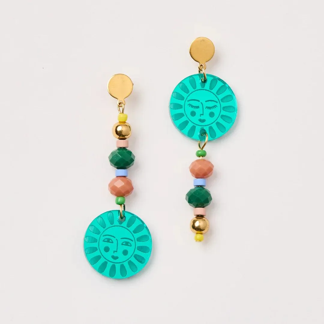 Martha Jean Blossom and Beads Earrings