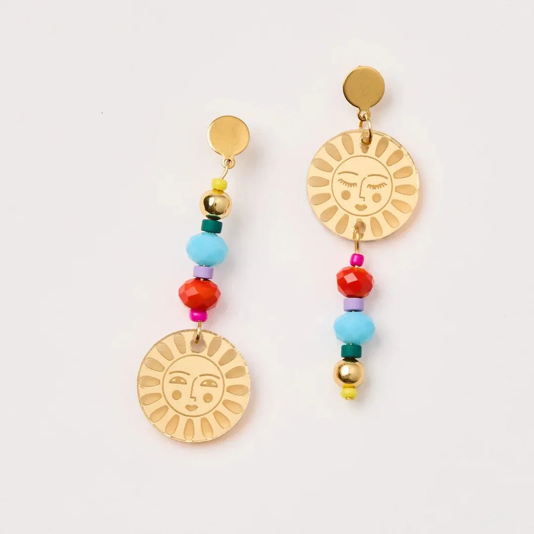 Martha Jean Blossom and Beads Earrings