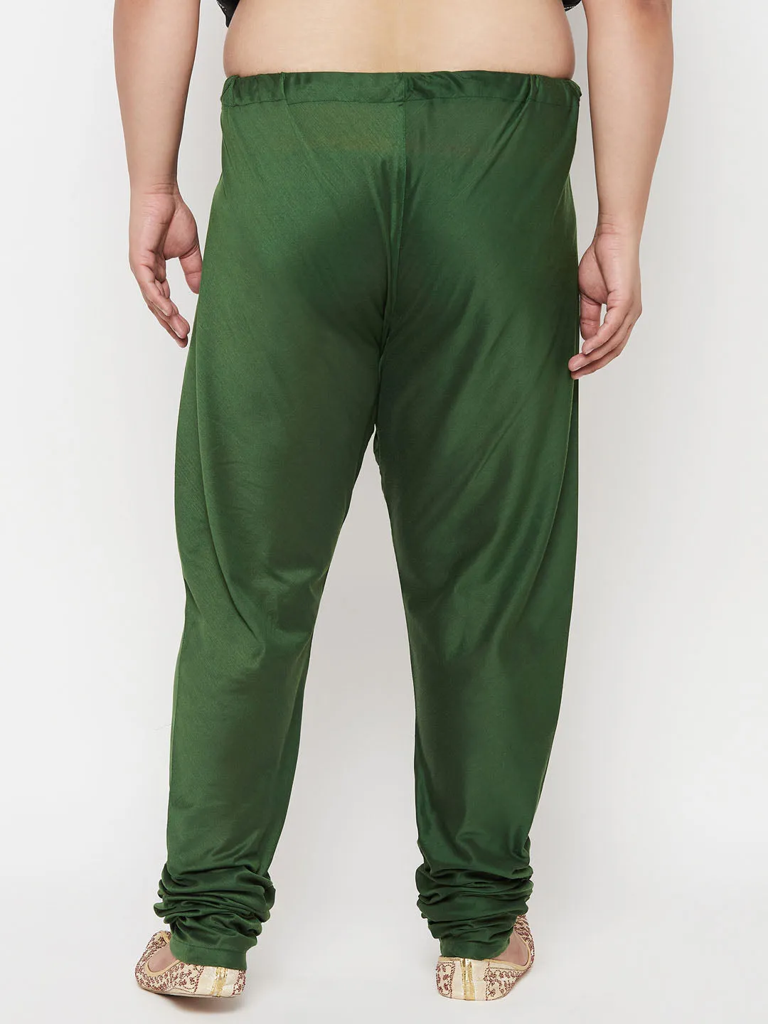 Men's Plus Green Viscose Blend Pyjama - Vastramay