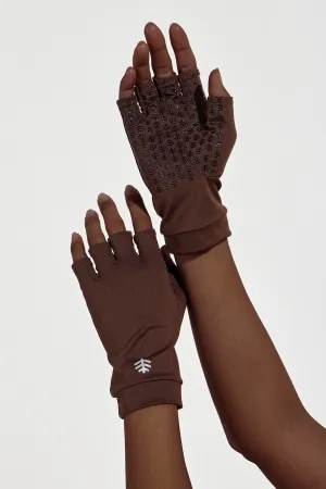 Ouray UV Fingerless Sun Gloves  |  Chestnut