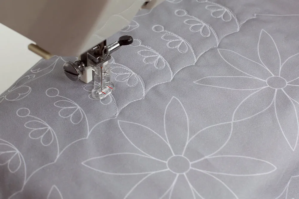 Pattern Box Decorative Floral Free Motion Quilting Kit - Scandi