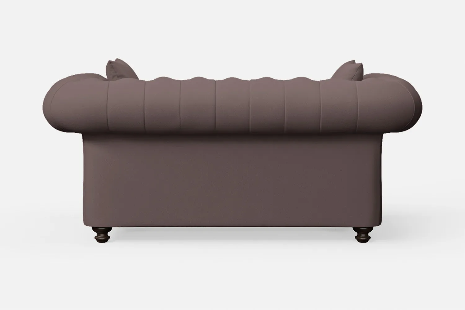 Pesaro 2 Seater Sofa Rose Taupe Leather